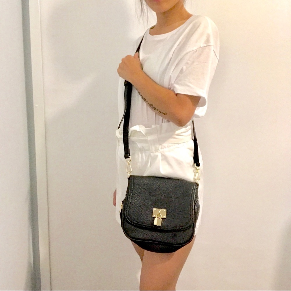 Black crossbody bag